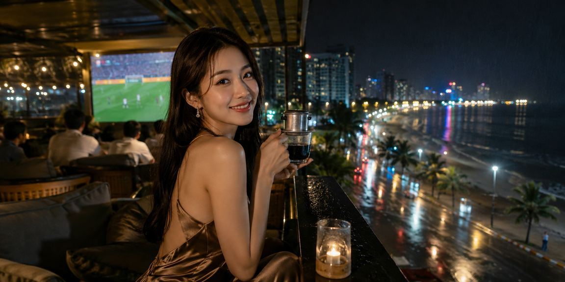 Người chơi cá cược bóng đá tại Nha Trang thưởng thức cà phê